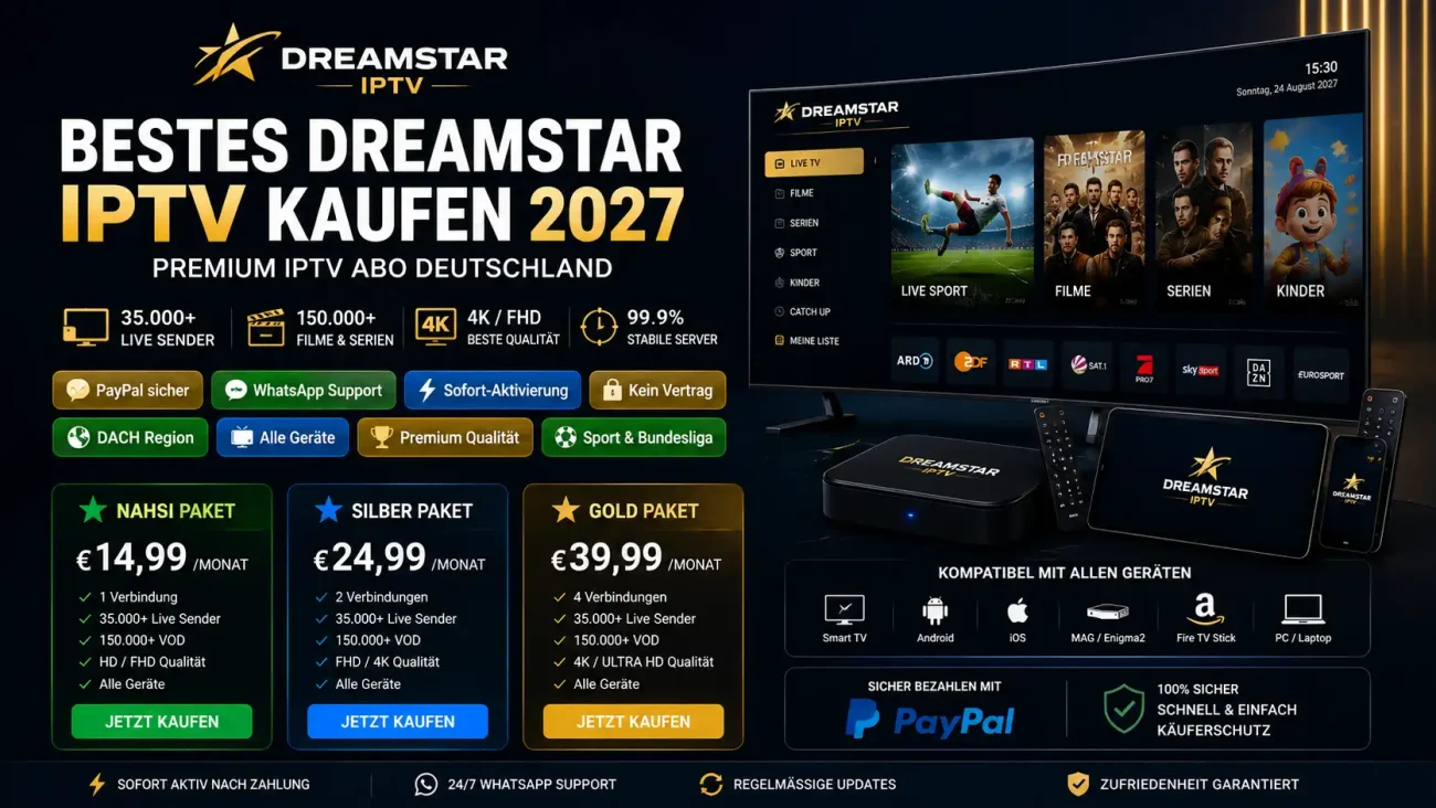 Bestes Dreamstar IPTV kaufen 2027