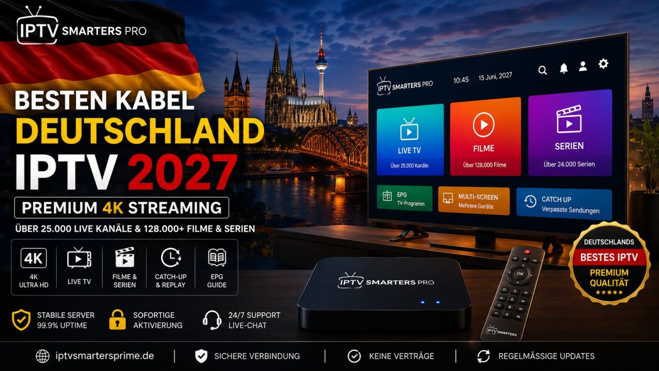 Besten Kabel Deutschland IPTV 2027 – Premium 4K Streaming