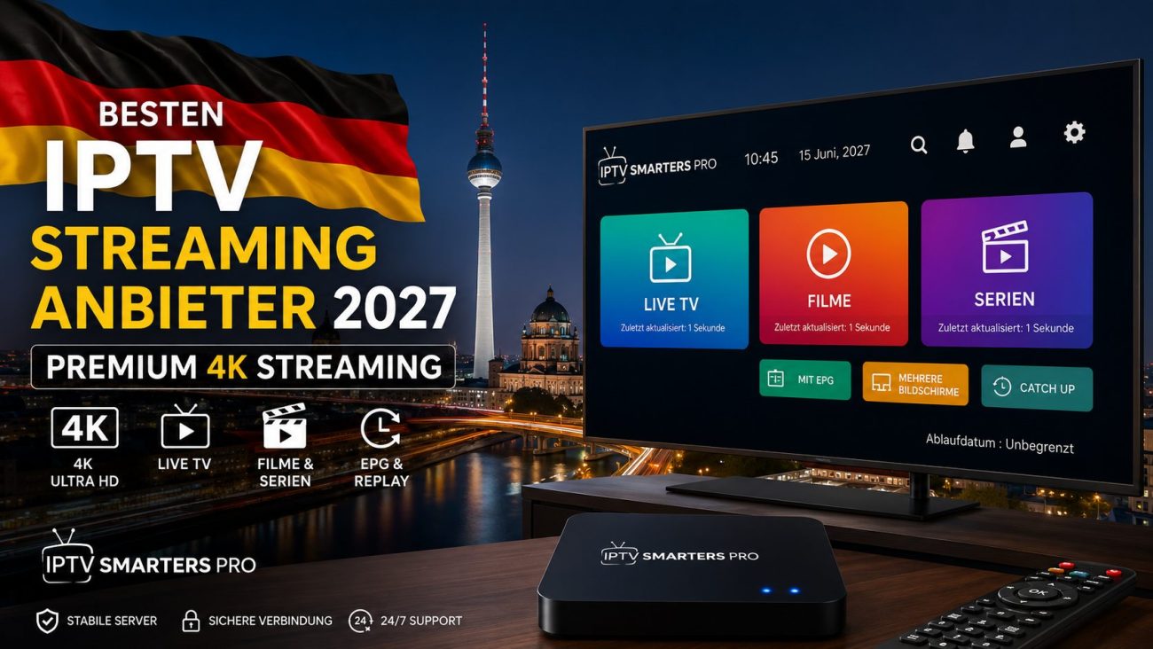 Besten IPTV Streaming Anbieter 2027 – Premium 4K Streaming