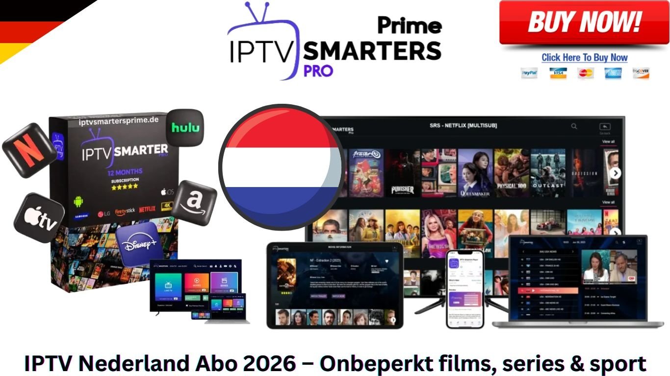 IPTV Nederland Abo 2026 – Onbeperkt films, series & sport
