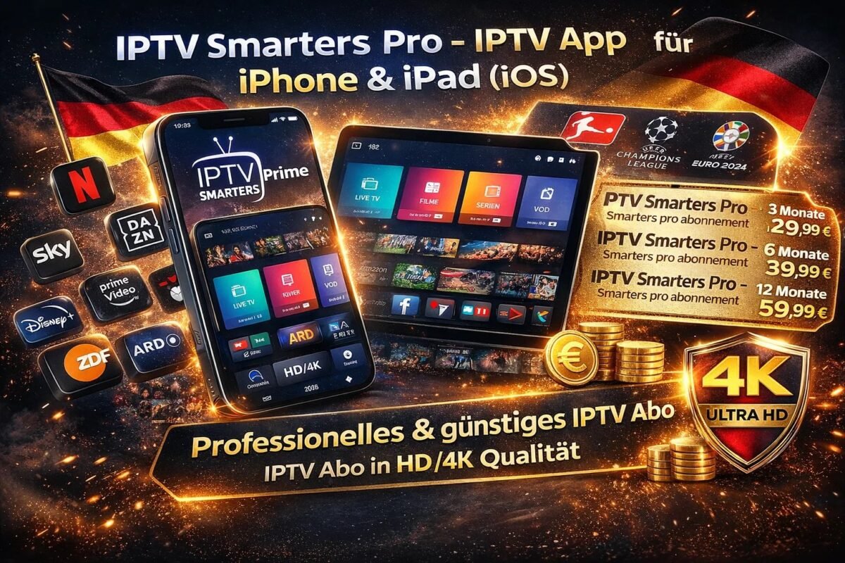 IPTV Smarters Pro – IPTV App für iPhone & iPad (iOS)