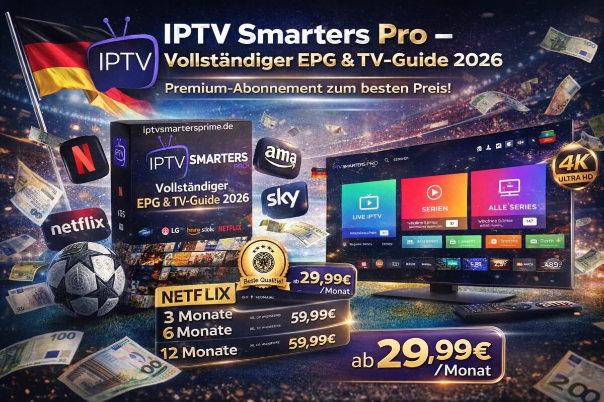IPTV Smarters Pro – Vollständiger EPG & TV-Guide 2026