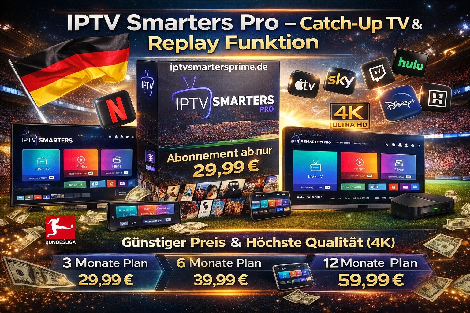IPTV Smarters Pro – Catch-Up TV & Replay Funktion