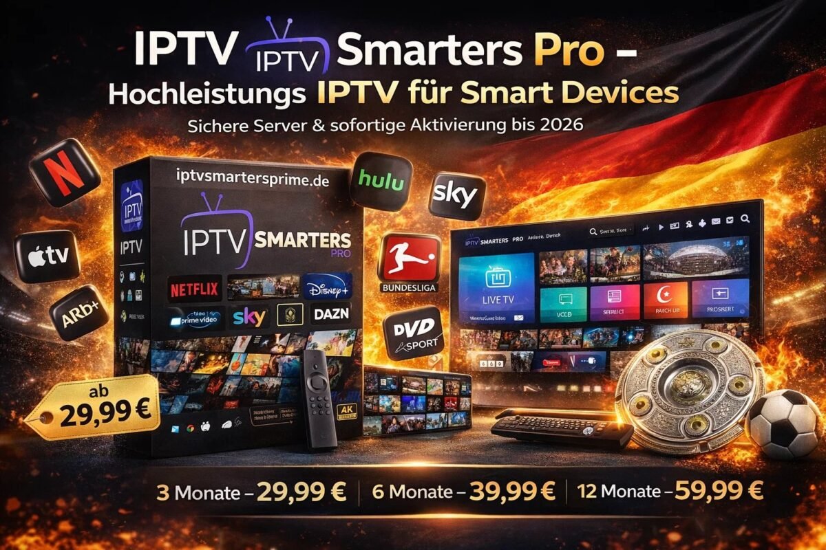 IPTV Smarters Pro – Hochleistungs IPTV für Smart Devices