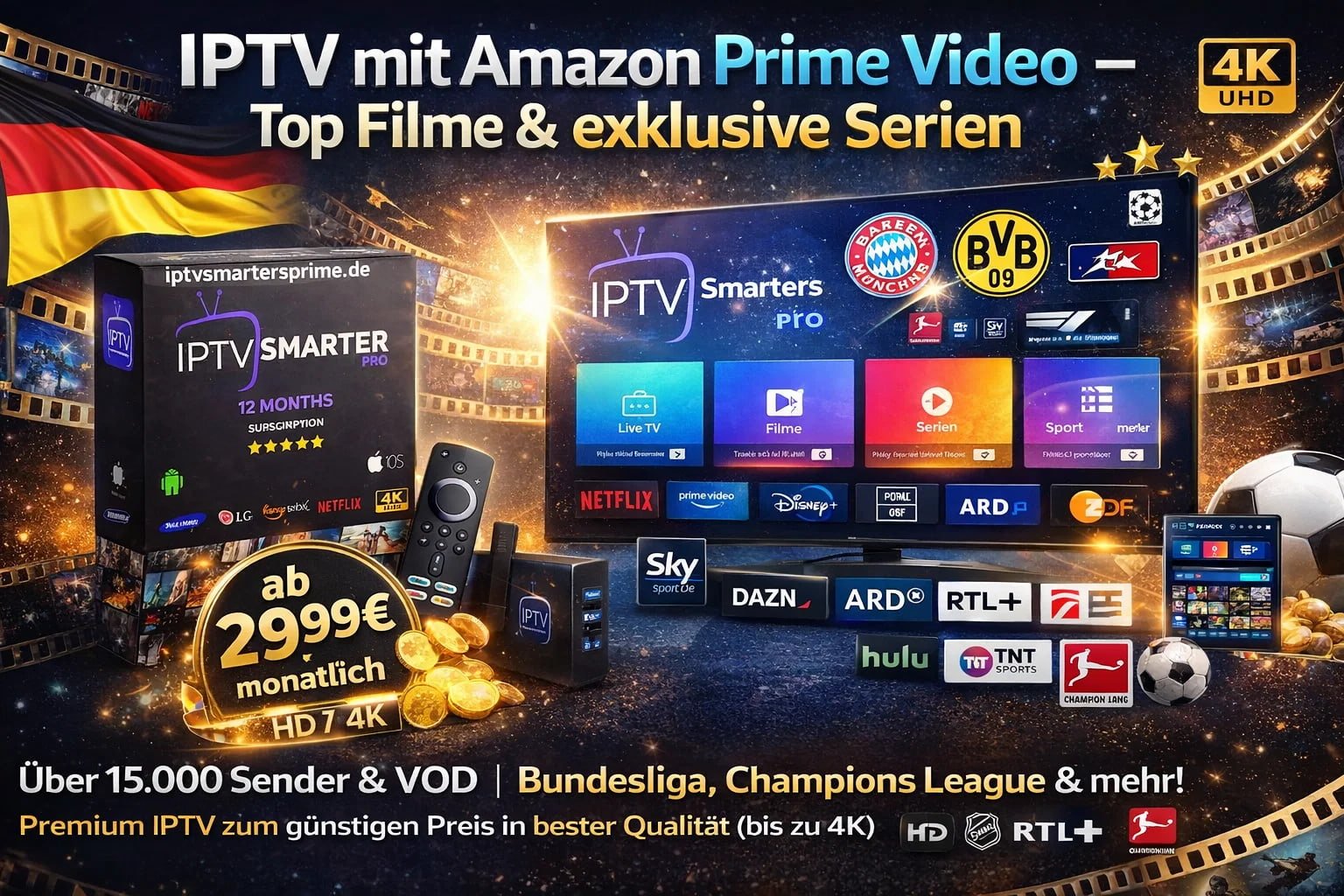 IPTV mit Amazon Prime Video – Top Filme & exklusive Serien 