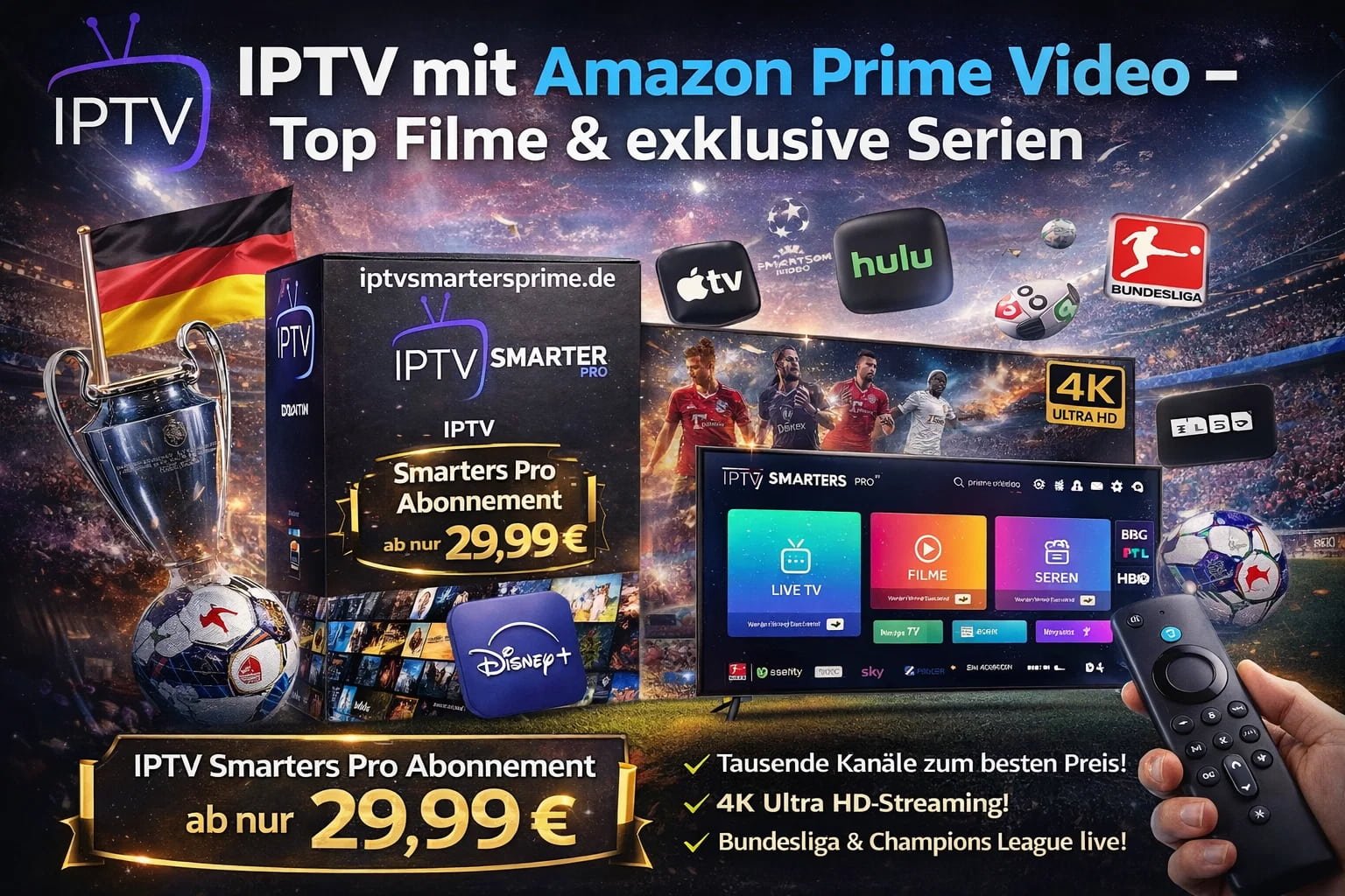 IPTV mit Amazon Prime Video – Top Filme & exklusive Serien