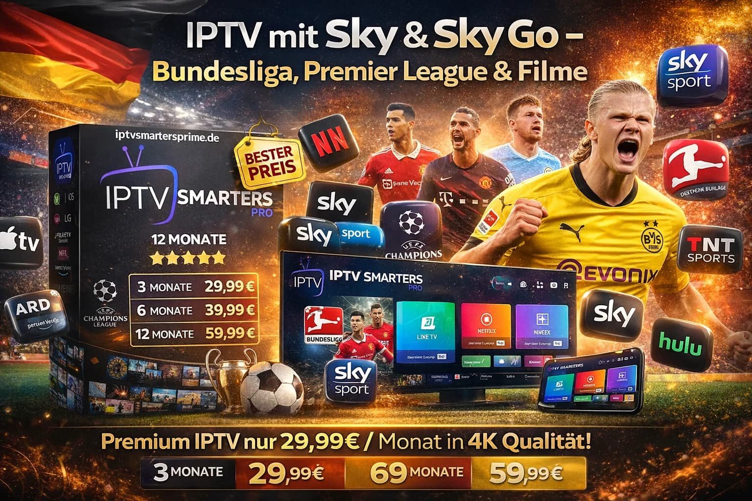 IPTV mit Sky & Sky Go – Bundesliga, Premier League & Filme 