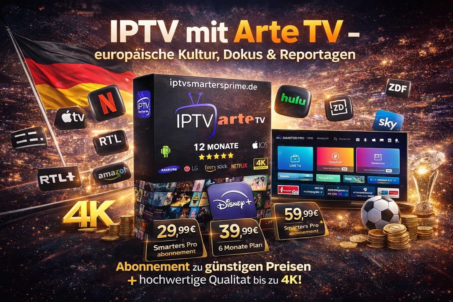 IPTV mit Arte TV – europäische Kultur, Dokus & Reportagen