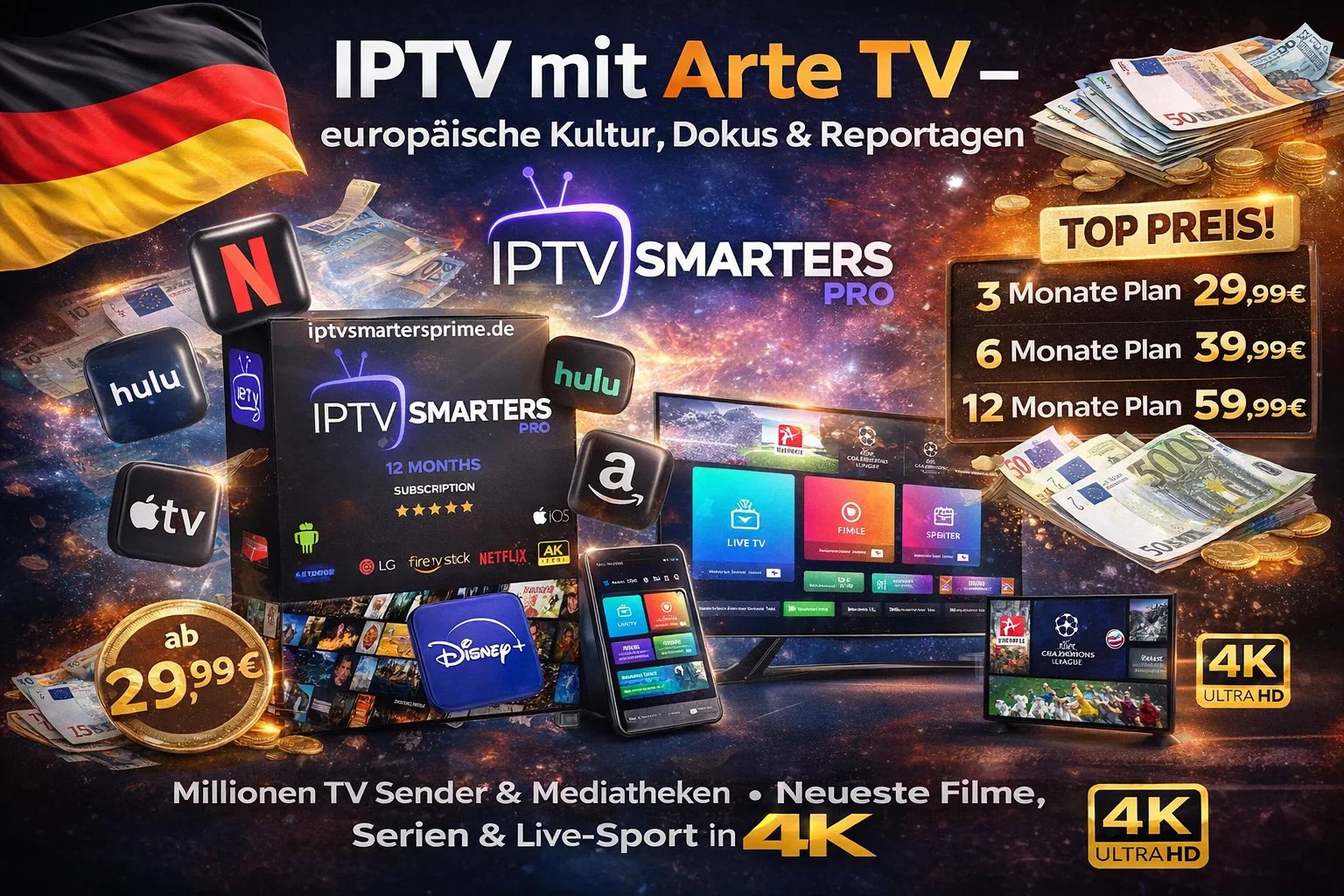 IPTV mit Arte TV – europäische Kultur, Dokus & Reportagen 