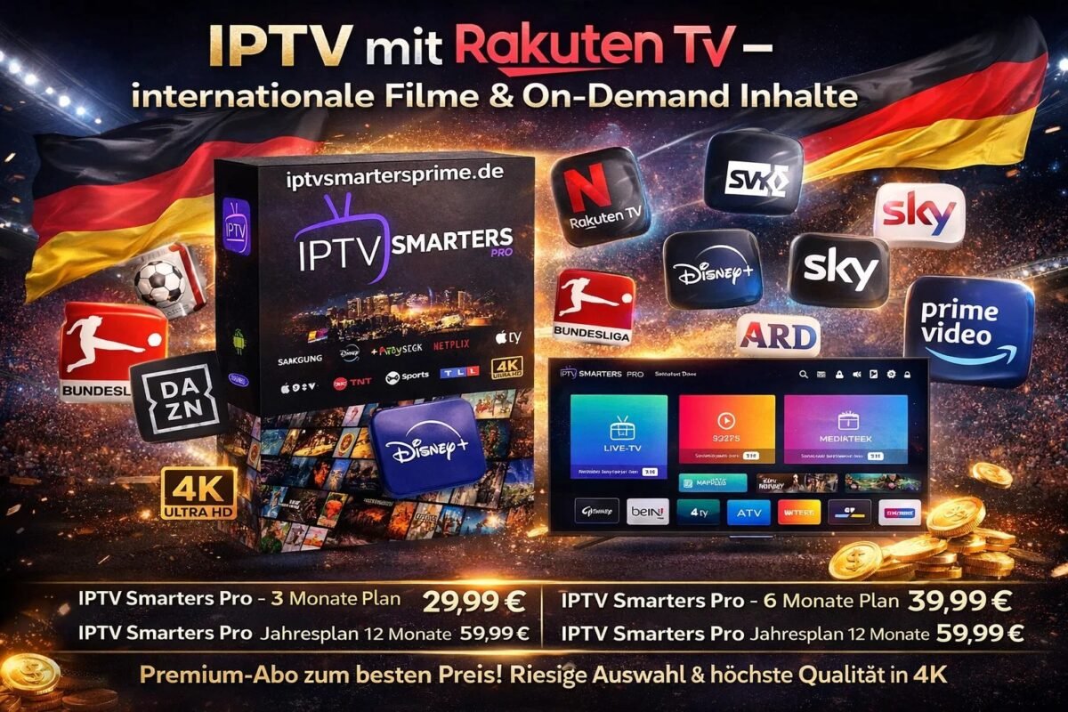 IPTV mit Rakuten TV – internationale Filme & On-Demand Inhalte