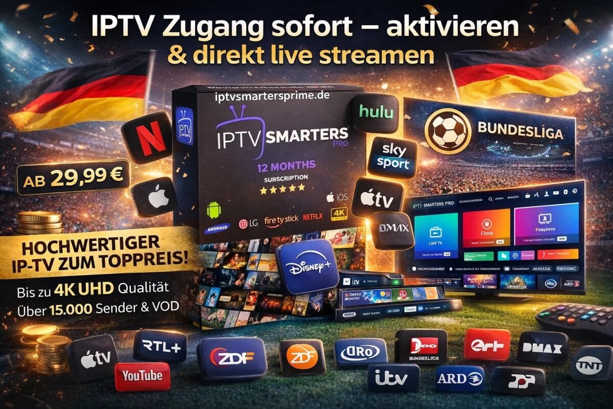 IPTV Zugang sofort – aktivieren & direkt live streamen