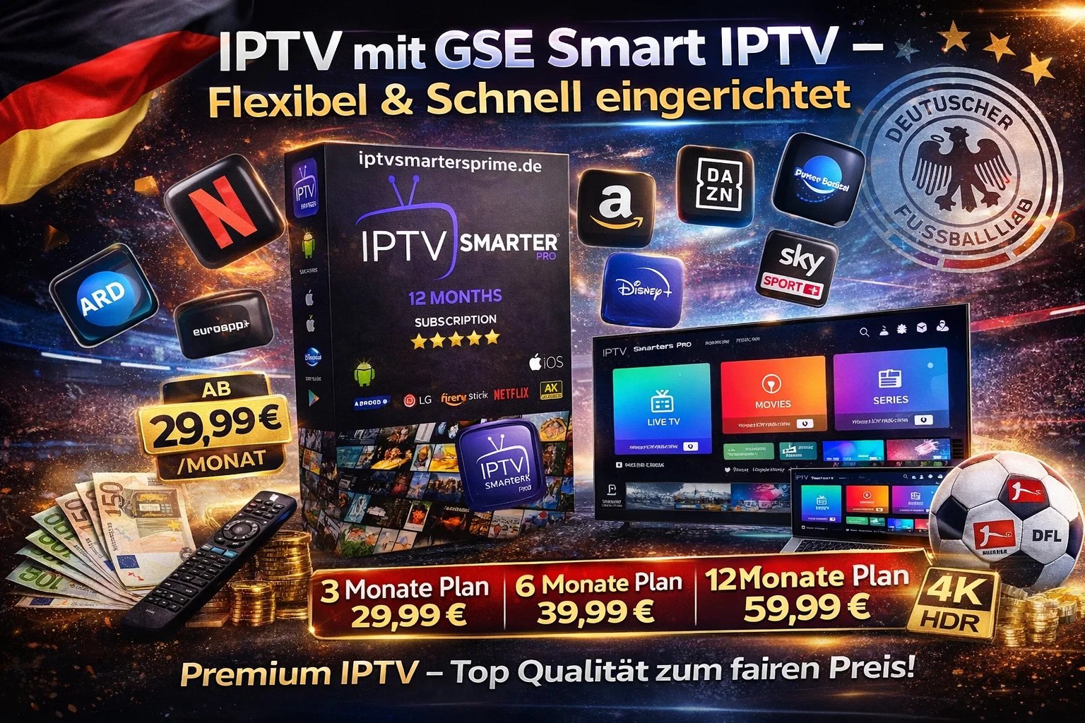IPTV mit GSE Smart IPTV – Flexibel & Schnell eingerichtet