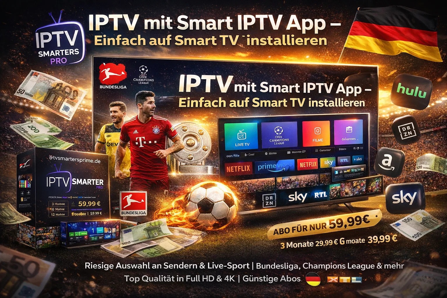 IPTV mit Smart IPTV App – Einfach auf Smart TV installieren 