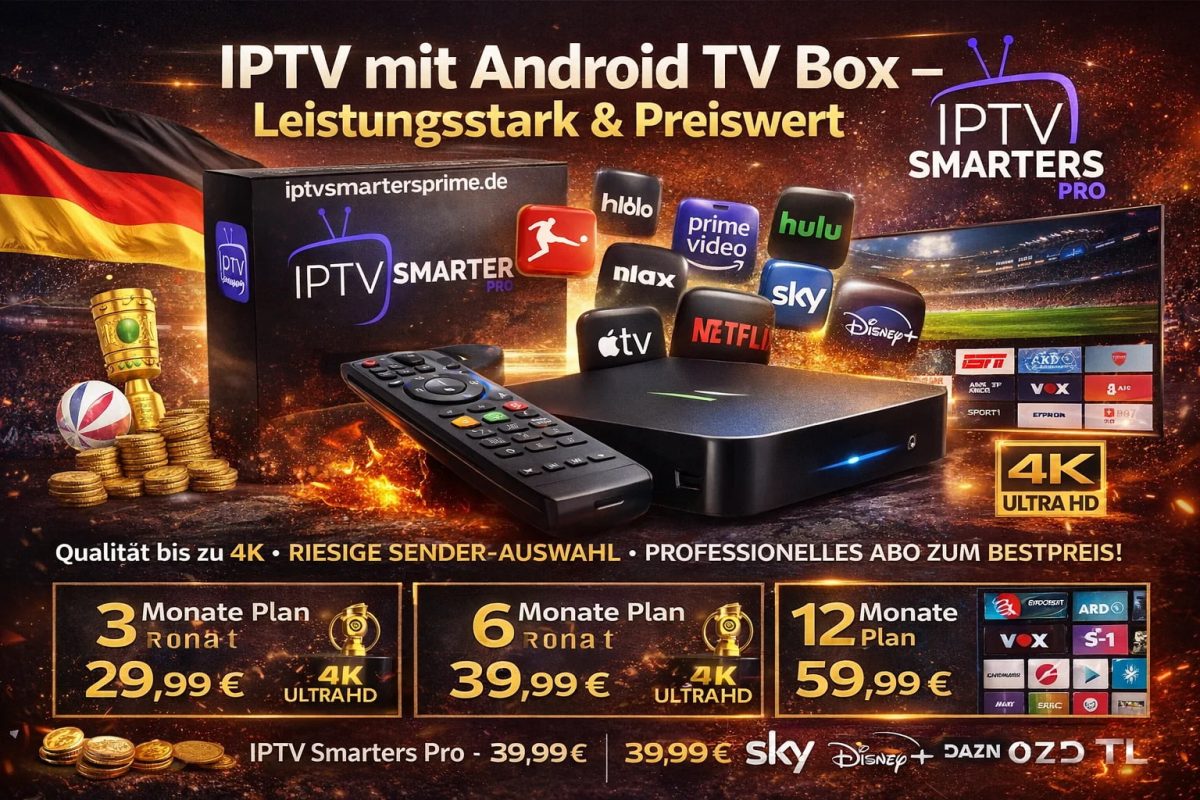 IPTV mit Android TV Box – Leistungsstark & Preiswert