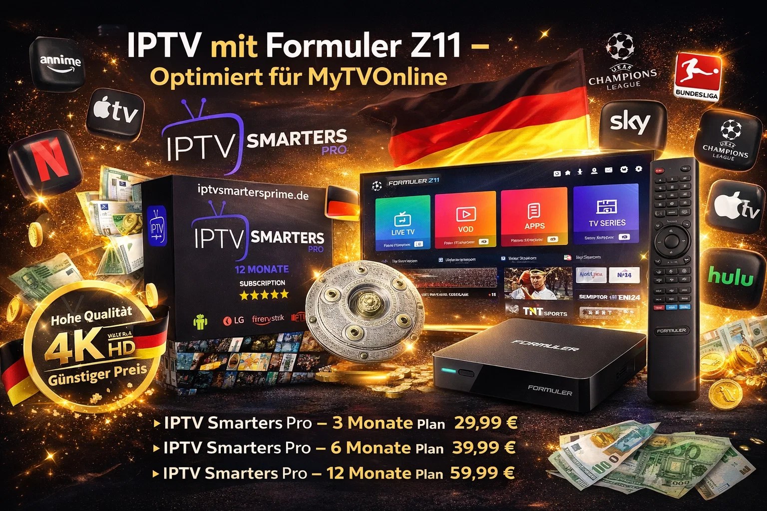 IPTV mit Formuler Z11 – Optimiert für MyTVOnline 
