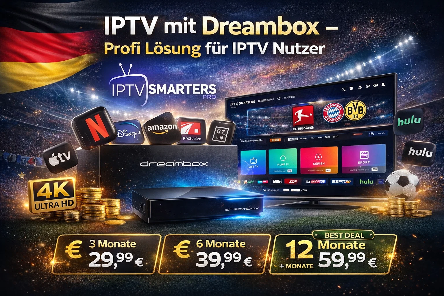 IPTV mit Dreambox – Profi Lösung für IPTV Nutzer