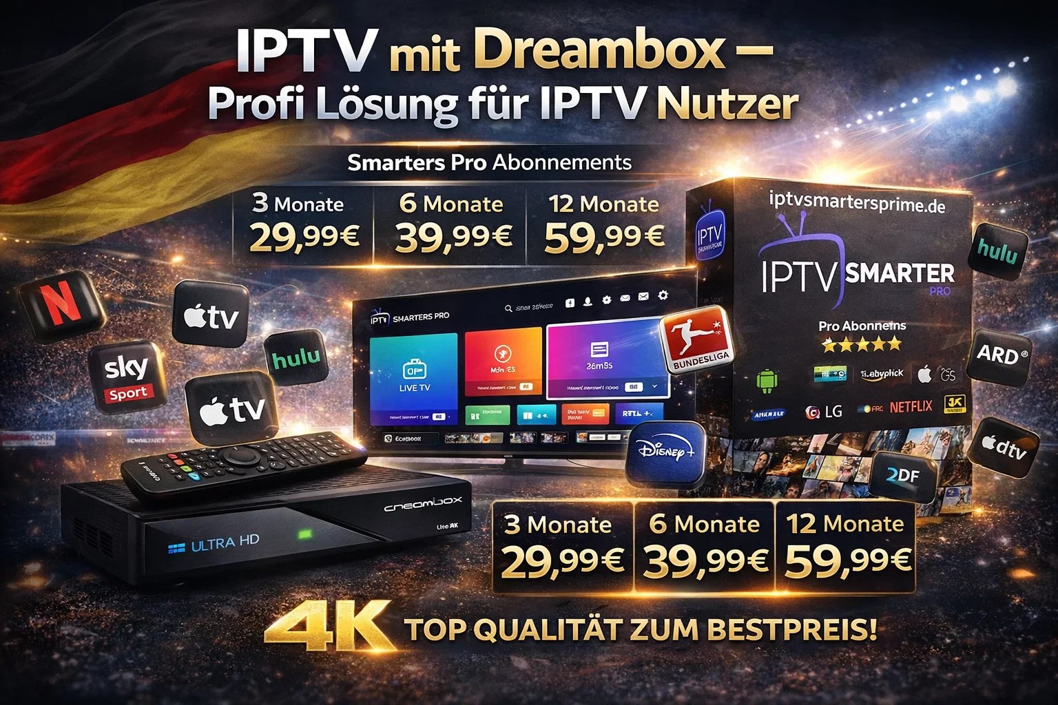 IPTV mit Dreambox – Profi Lösung für IPTV Nutzer 