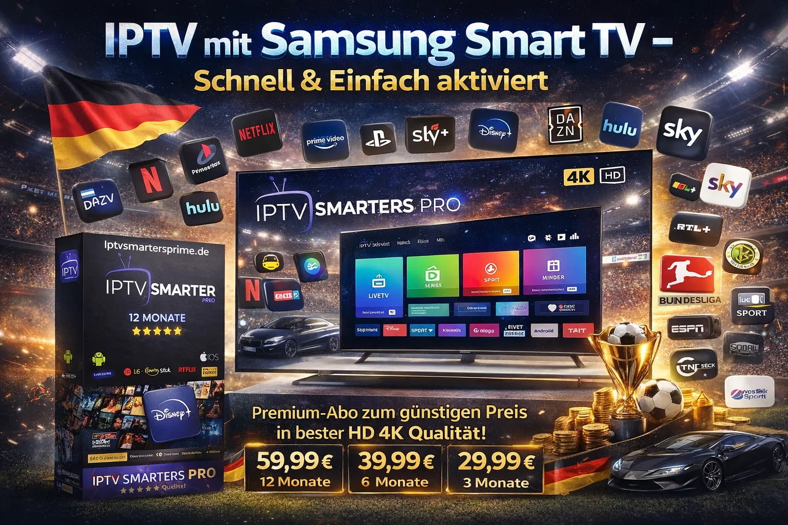 IPTV mit Samsung Smart TV – Schnell & Einfach aktiviert