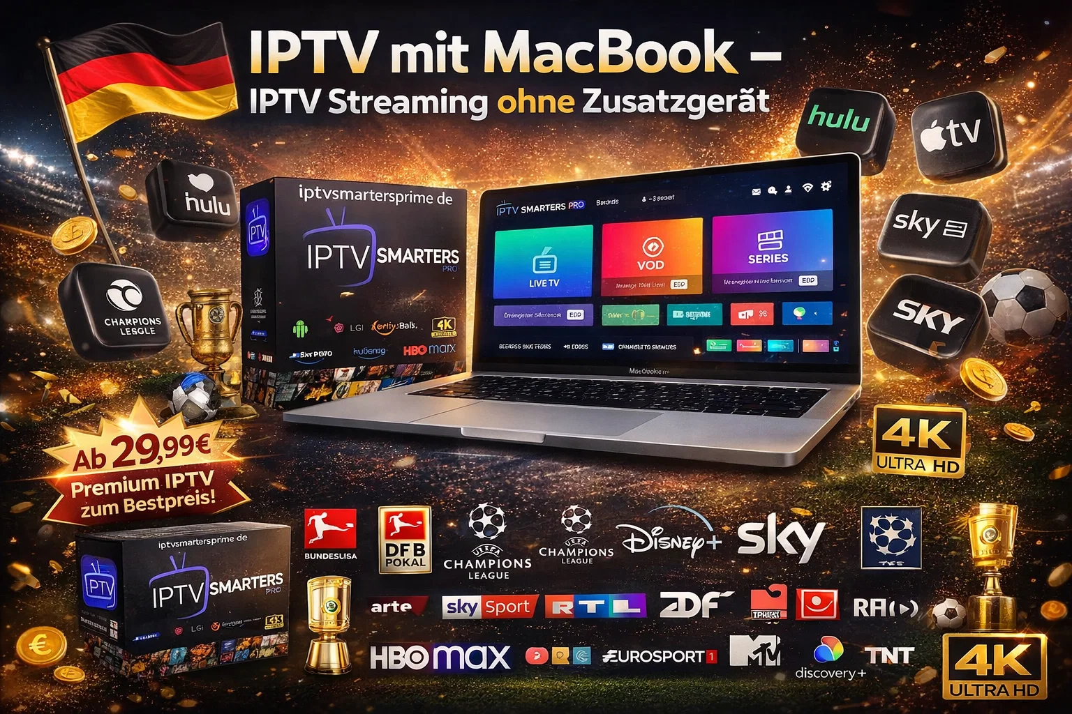 IPTV mit MacBook – IPTV Streaming ohne Zusatzgerät
