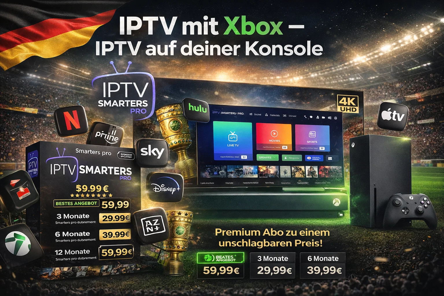 IPTV mit Xbox – IPTV auf deiner Konsole
