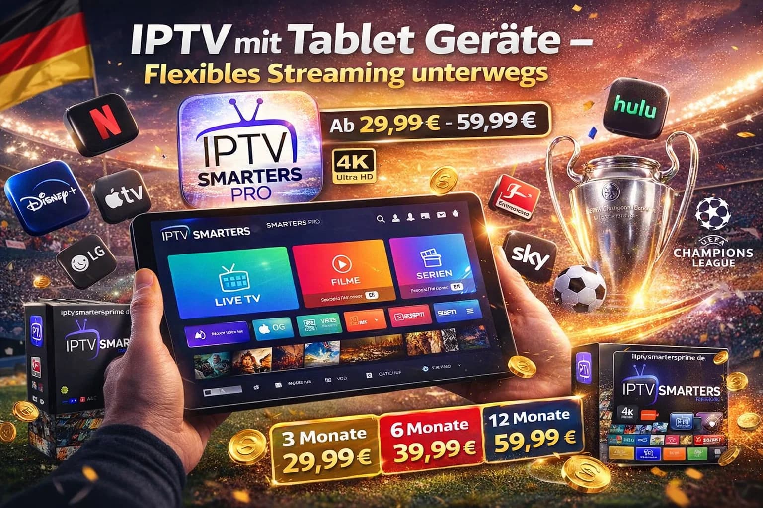 IPTV mit Tablet Geräte – Flexibles Streaming unterwegs