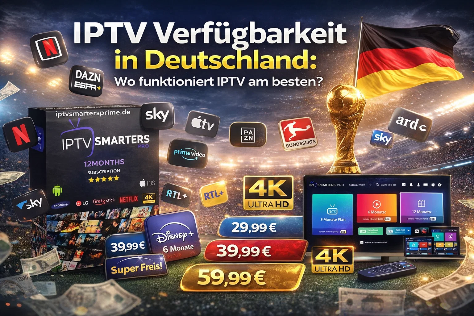 IPTV Verfügbarkeit in Deutschland : Wo funktioniert IPTV am besten?