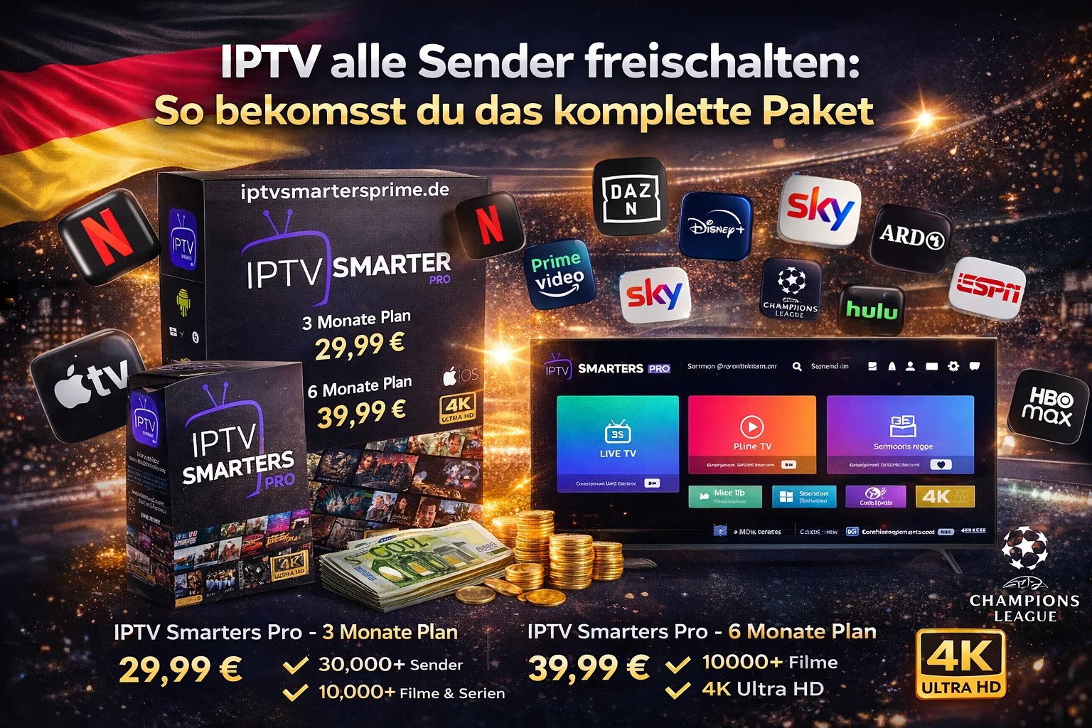 IPTV alle Sender freischalten : So bekommst du das komplette Paket