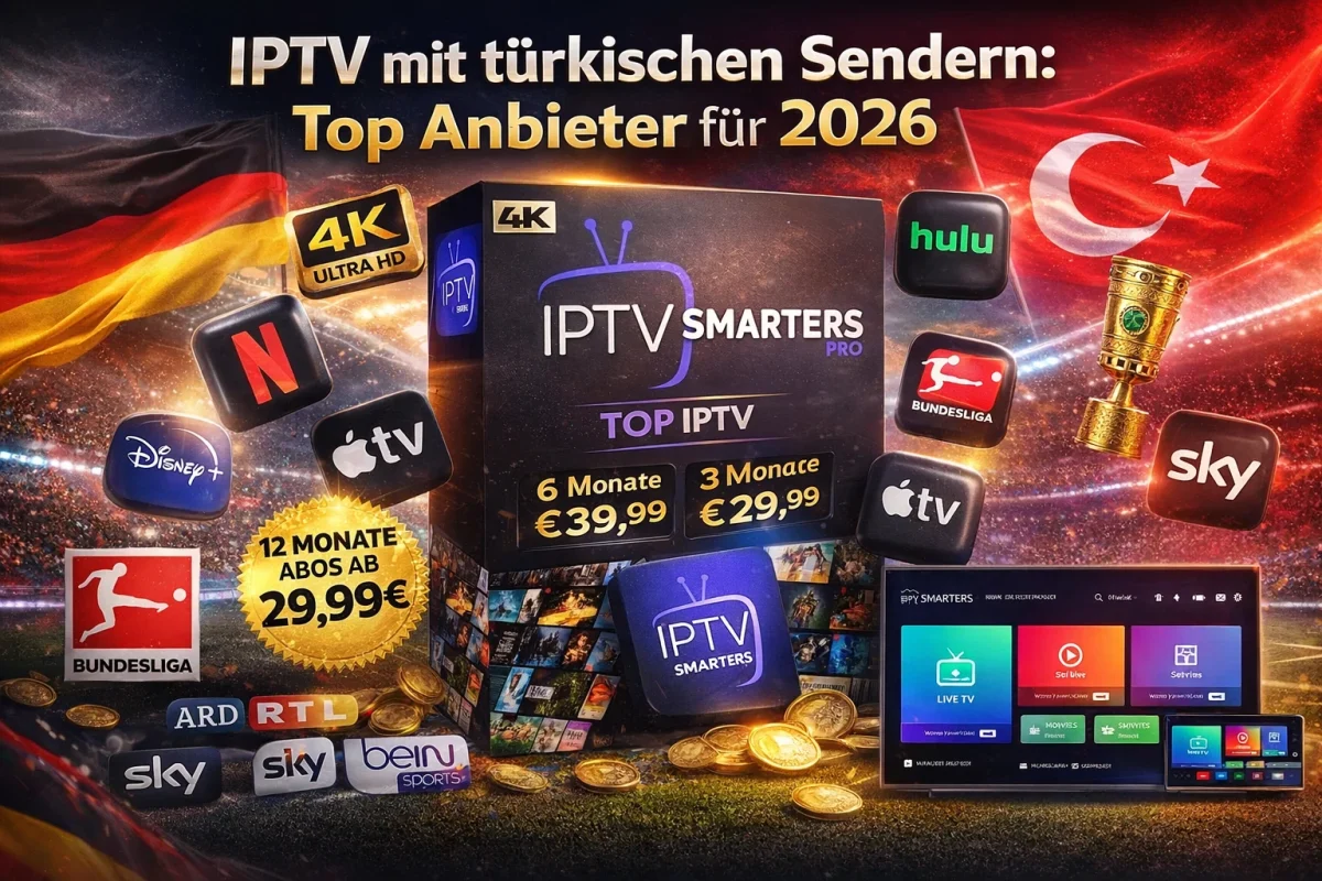 IPTV mit türkischen Sendern : Top Anbieter für 2026