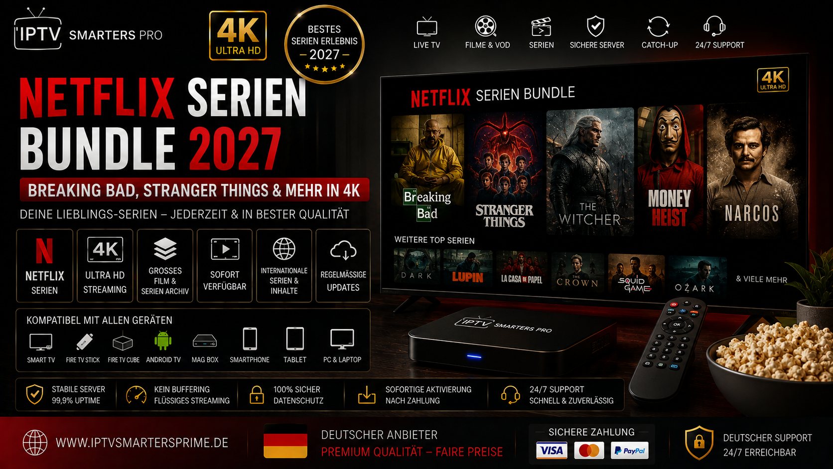 Netflix Serien Bundle 2027 – Breaking Bad, Stranger Things & mehr in 4K