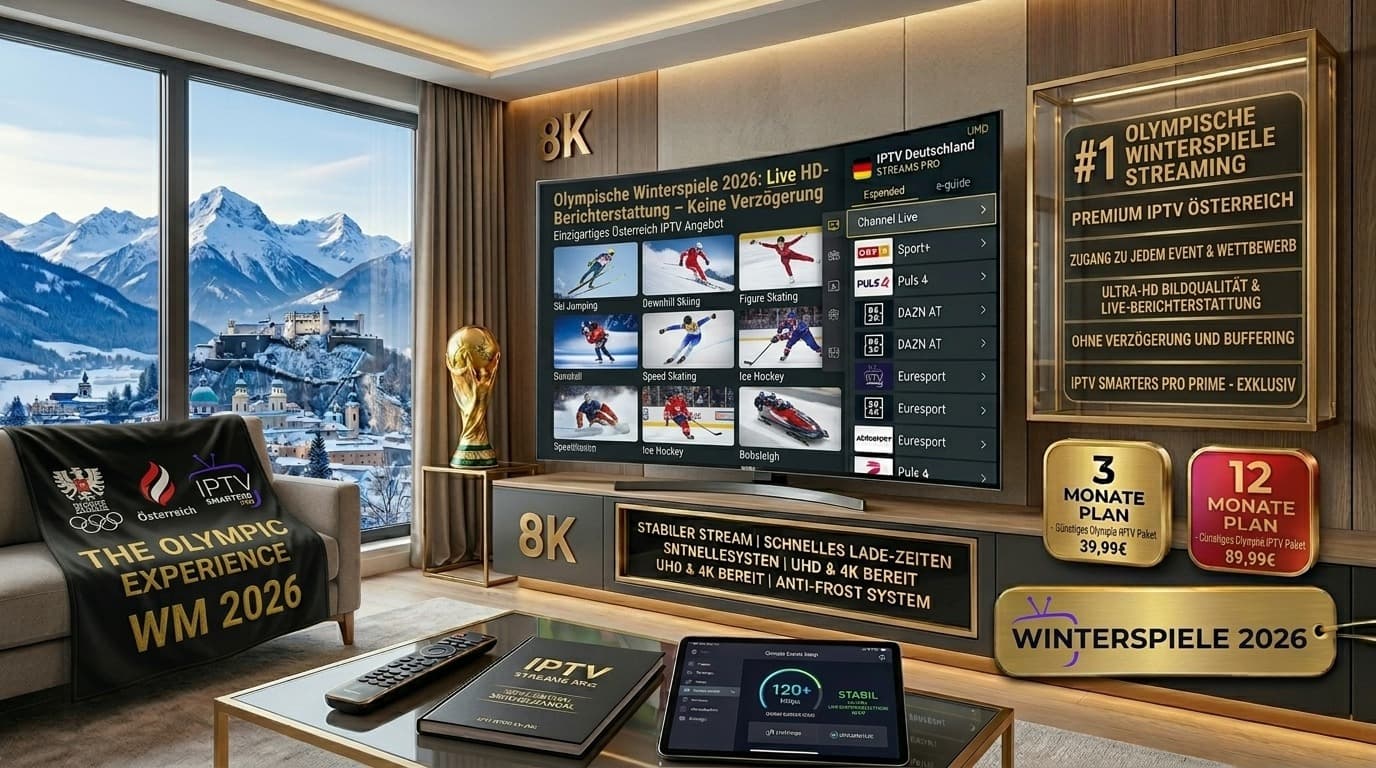 Olympische Winterspiele 2026 Österreich IPTV – Live HD, keine Verzögerung