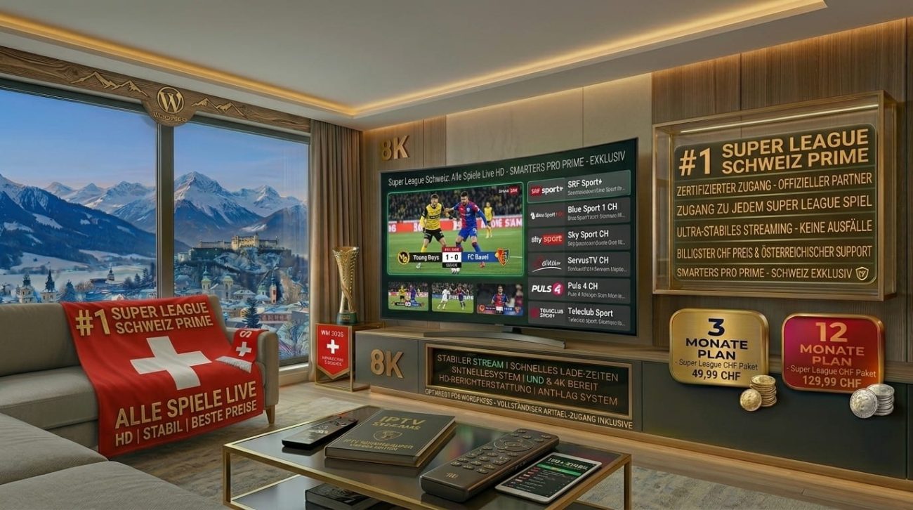 Super League Schweiz IPTV – Alle Spiele Live HD, stabil, beste Preise CHF