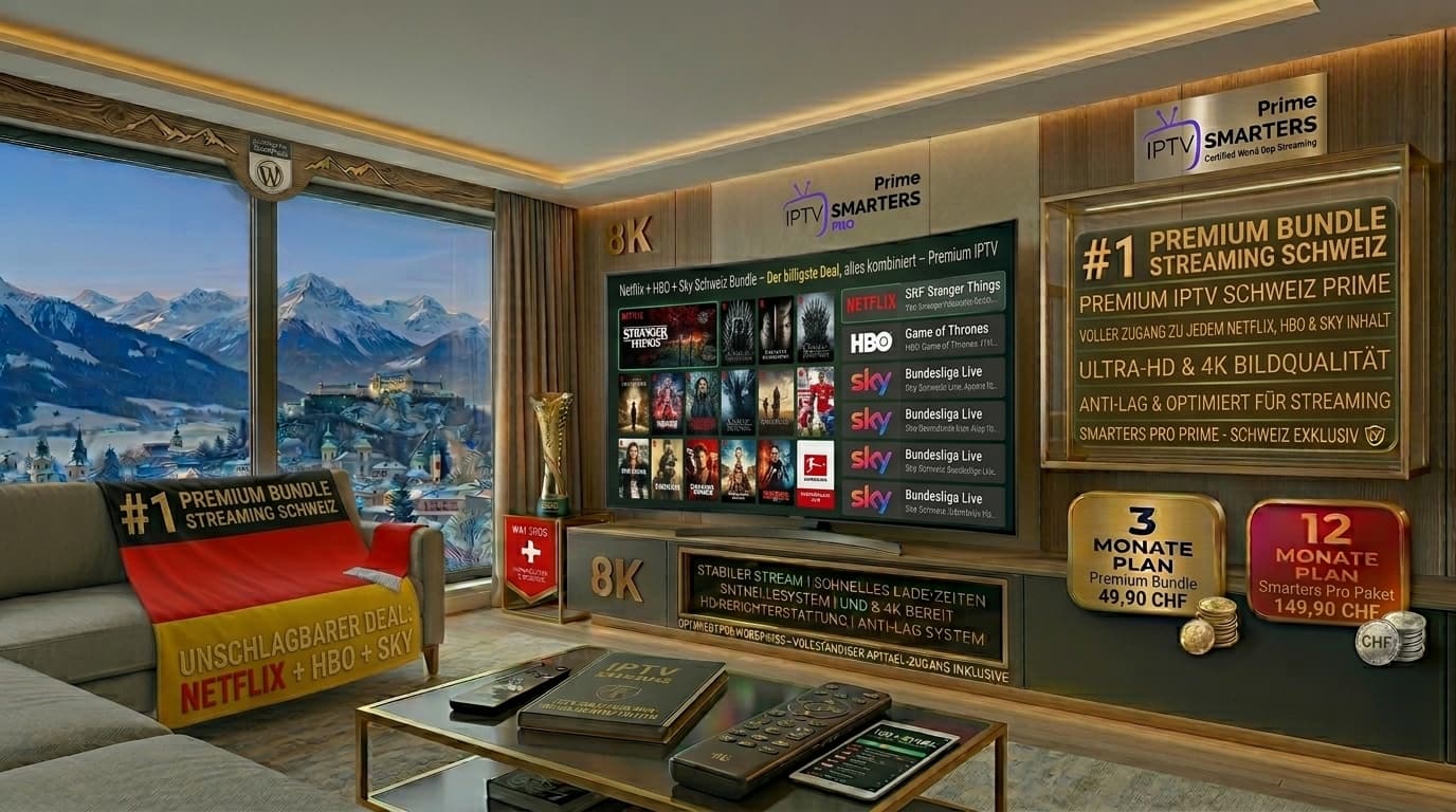 Netflix + HBO + Sky Schweiz IPTV – Billigster Deal, alles kombiniert CHF