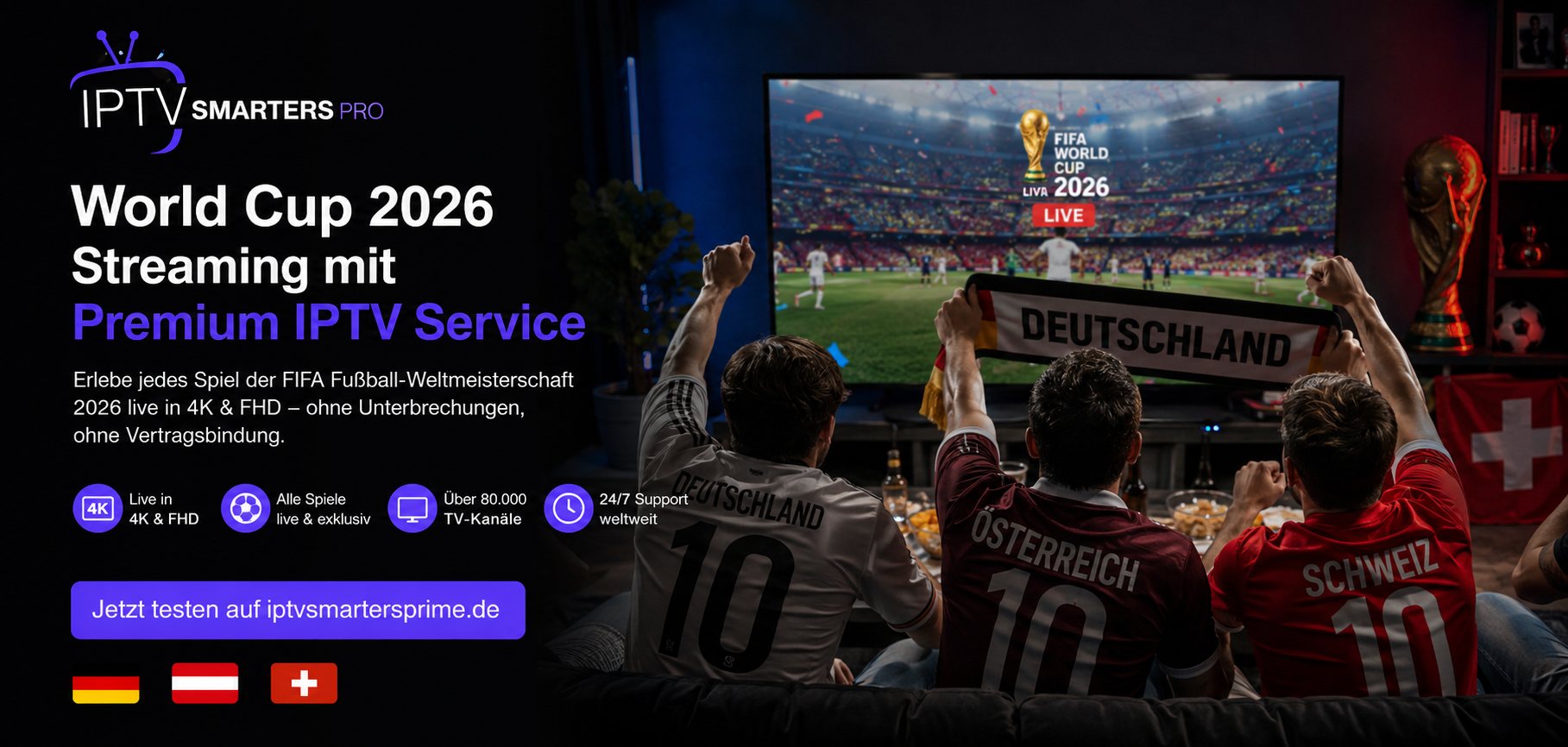 World Cup 2026 Streaming mit Premium IPTV Service