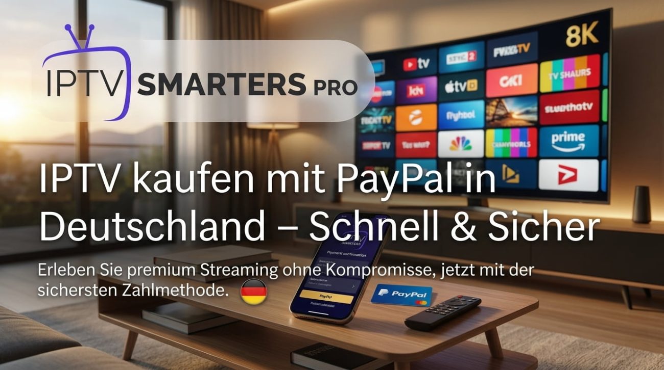 IPTV kaufen mit PayPal in Deutschland – Schnell & Sicher