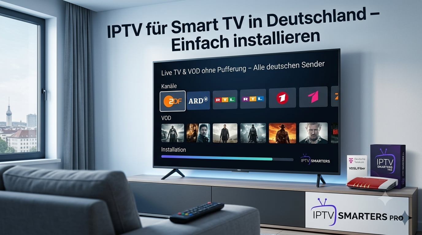 IPTV für Smart TV in Deutschland – Einfach installieren