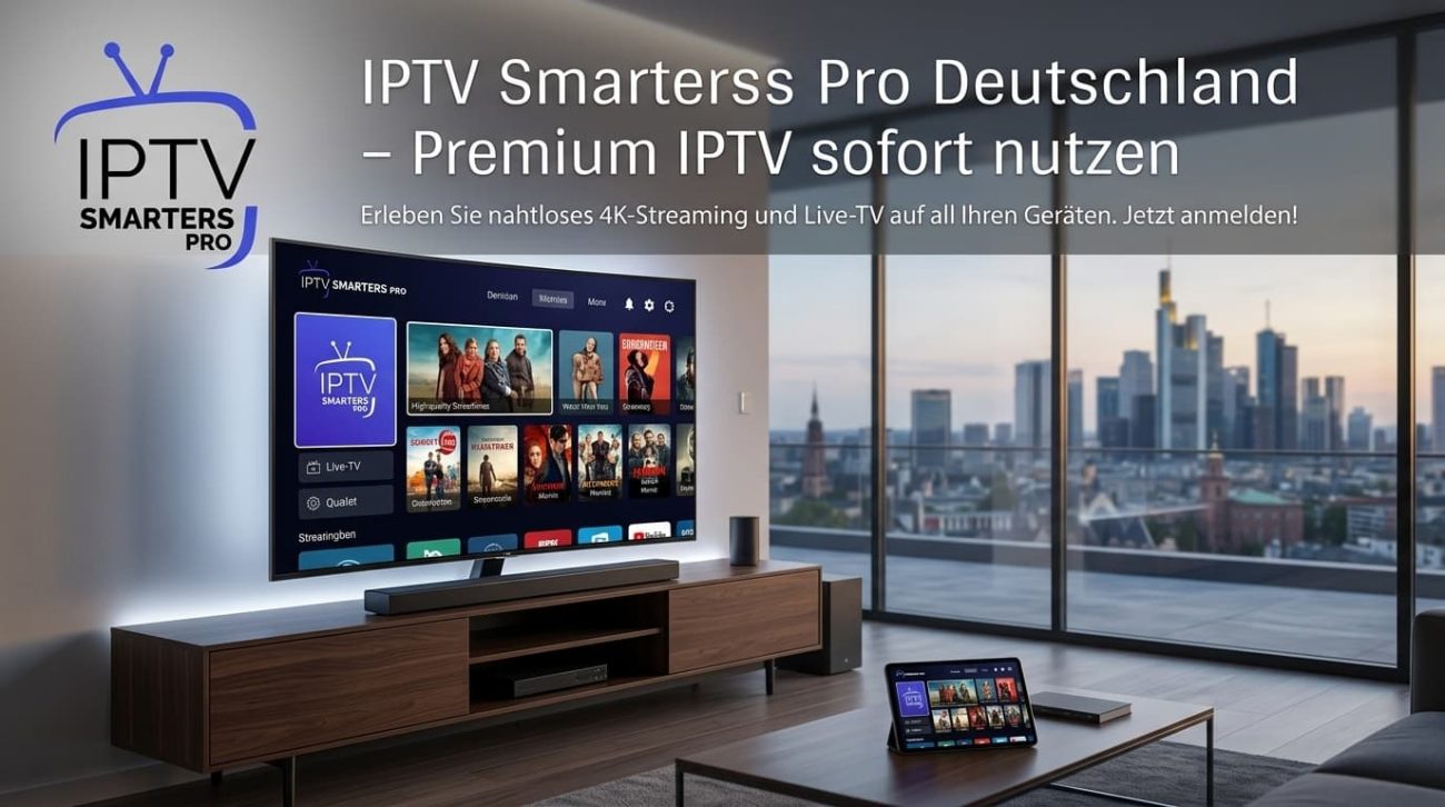 IPTV Smarters Pro Deutschland – Premium IPTV sofort nutzen