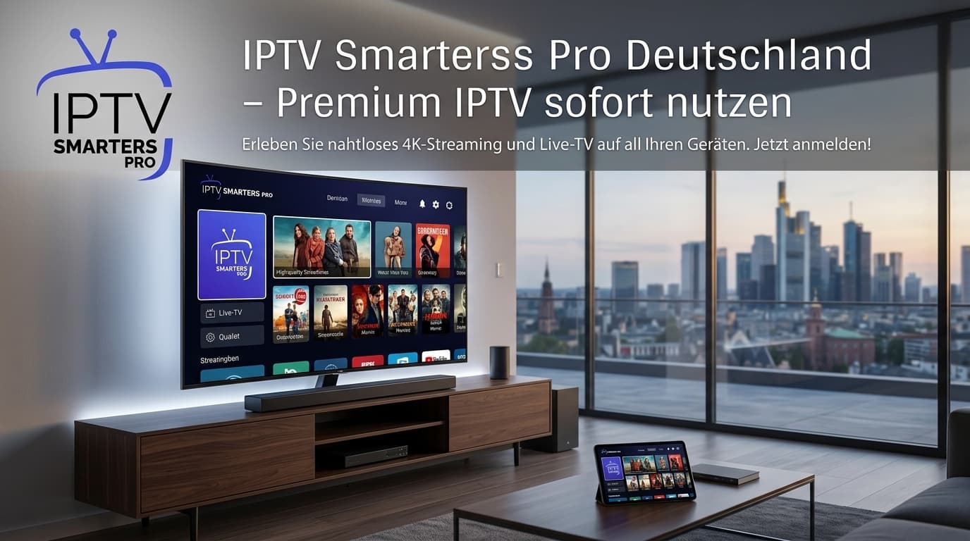 IPTV Smarters Pro Deutschland – Premium IPTV sofort nutzen