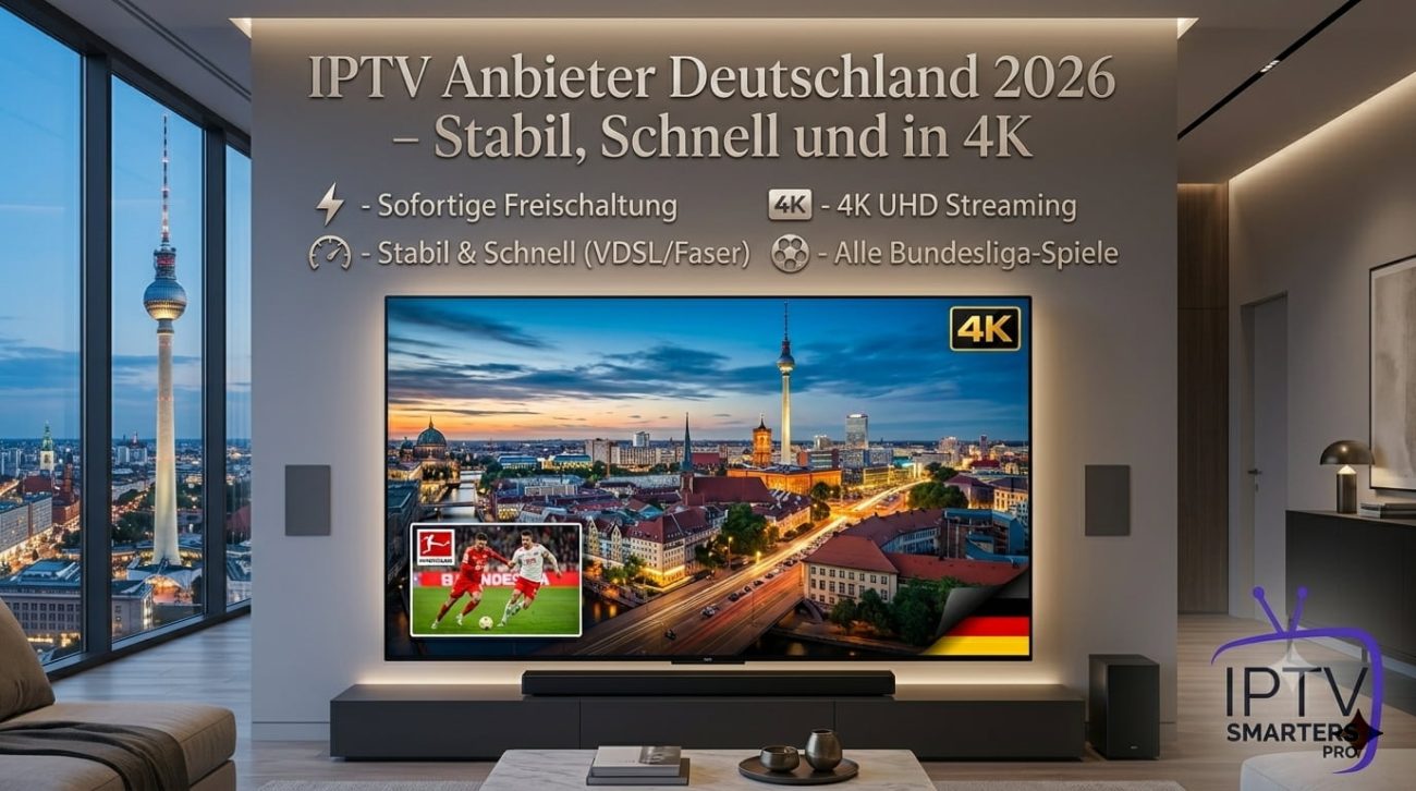 IPTV Anbieter Deutschland 2026 – Stabil, Schnell und in 4K