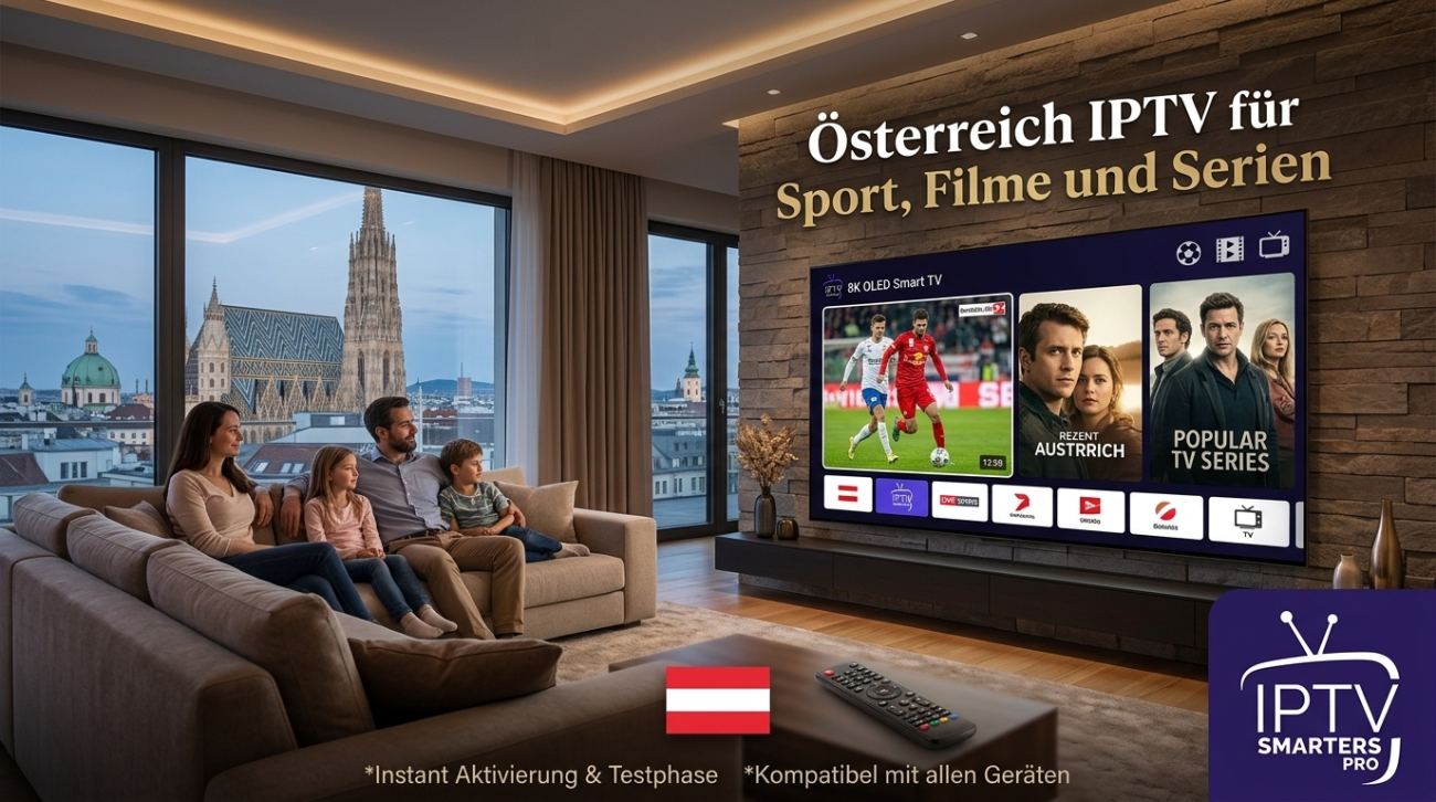 Österreich IPTV für Sport, Filme und Serien