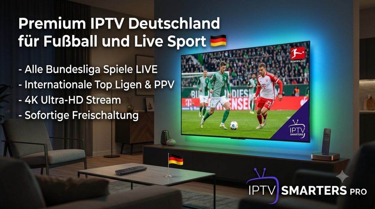 Premium IPTV Deutschland für Fußball und Live Sport
